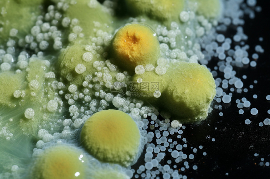 潮湿的微生物霉菌图片