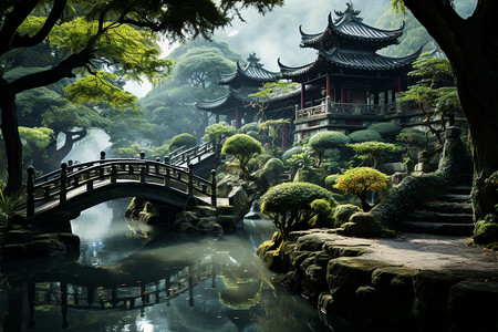 中国园林建筑图片