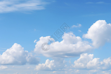 白云朵朵背景图片