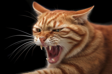 愤怒的猫咪图片