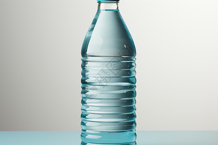清澈透明的瓶子背景图片