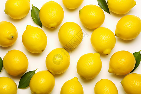 静谧中的柠檬果实背景图片