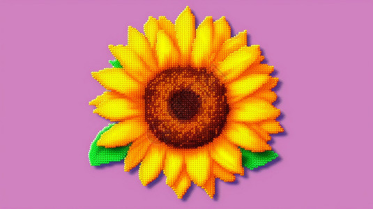 抽象艺术的向日葵花朵图片