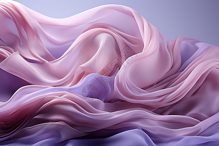 飘动的丝绸紫色的绸缎背景