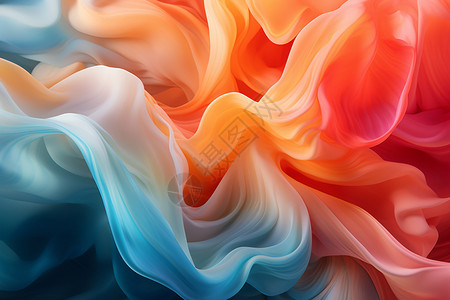 流体壁纸梦幻的色流体设计图片