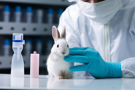 小兔子便签实验中的小兔子背景