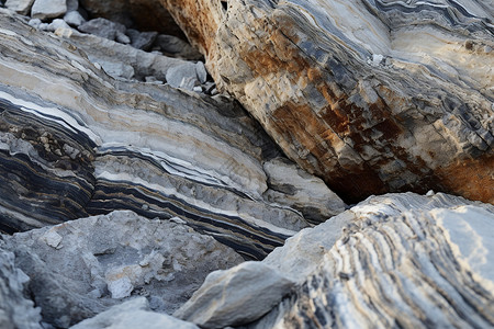 岩石地层背景图片