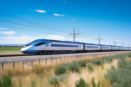 未来列车快速列车高清图片