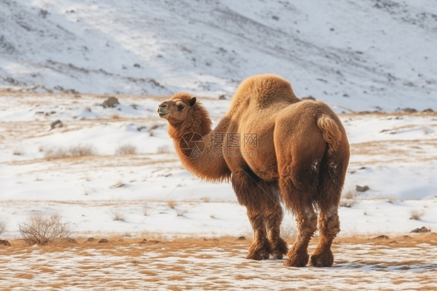 草原上的骆驼图片