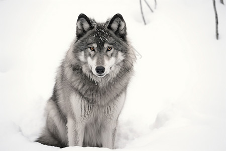 凶猛的狼 西伯利亚狼图片素材