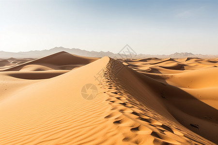 沙漠孤寂之美图片
