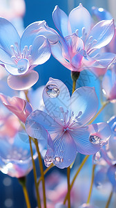 玻璃化创意之花设计图片