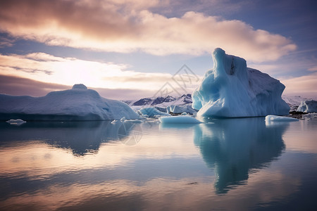 冰岛冰山图片