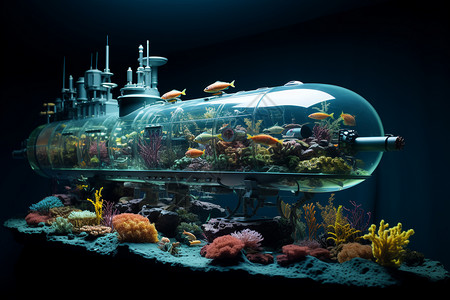 壮丽的潜水艇图片