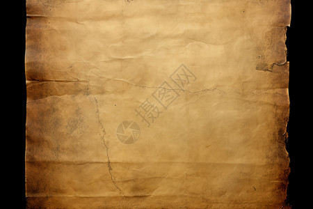 棕色褶皱的复古卷轴背景高清图片