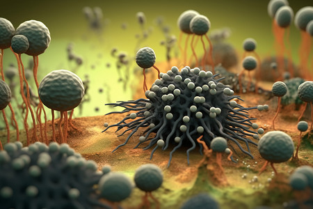 细胞原子组织背景图片