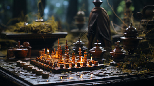 传统的古代棋牌游戏图片