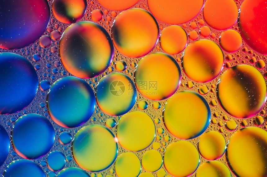 油滴气泡创意背景图片
