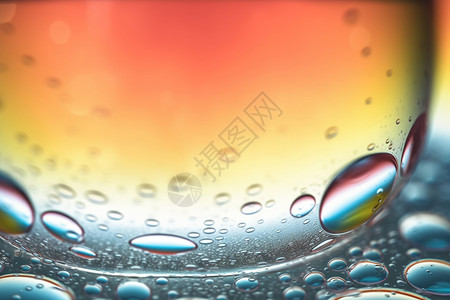 抽象油滴气泡概念背景图片
