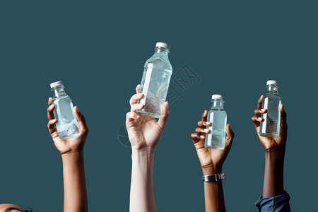 倡导健康饮水的概念图图片