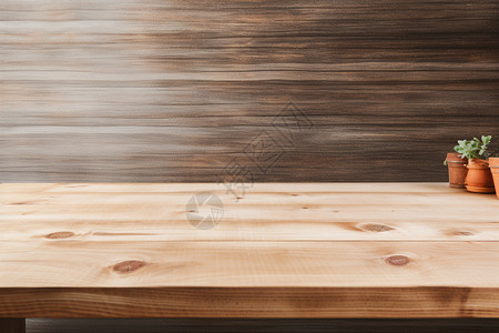 光滑的木质桌面材料背景图片