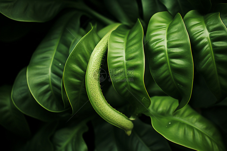 奇特的热带雨林植物图片