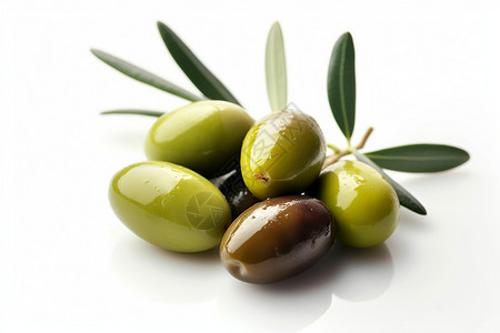 热带地区的橄榄水果高清图片