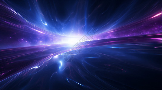钙离子紫色光束的脉冲设计图片