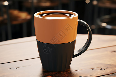 咖啡杯子陶瓷清晨清香的咖啡背景