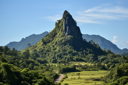 巍峨的高山图片