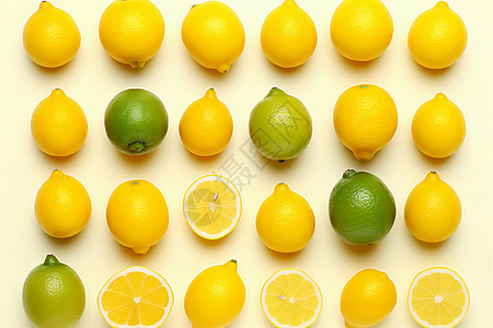 酸甜可口的柠檬和西洋柚图片