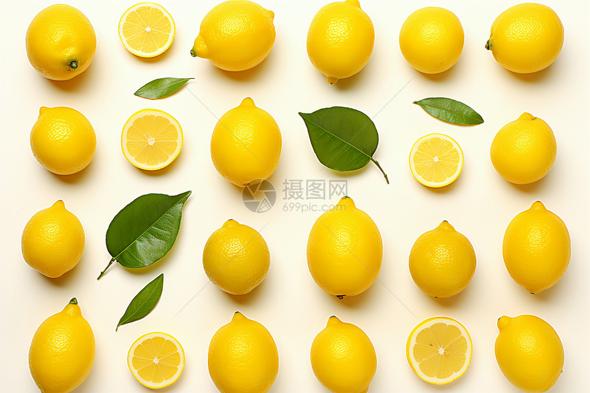 清新的柠檬图片