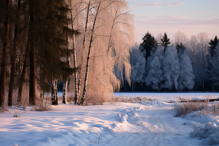 冬日的仙境图片