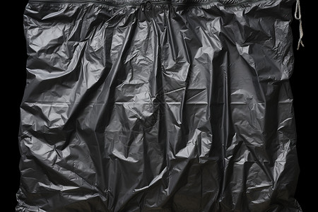 黑色带拉链和提手的塑料袋图片