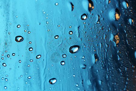 蓝色的水滴背景背景图片