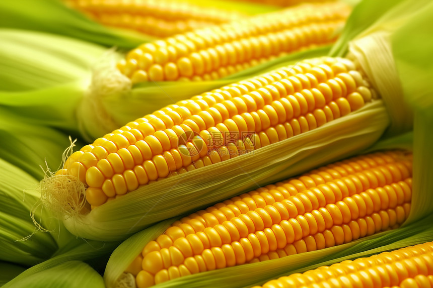 健康的玉米图片