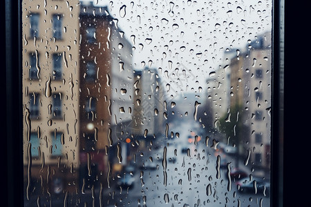 黄梅时节家家雨雨天季节背景