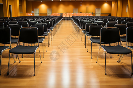 会议厅的椅子背景图片