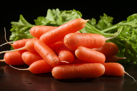 蔬菜植物健康的胡萝卜背景