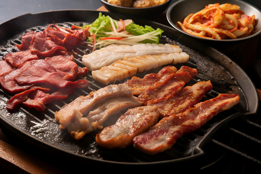 韩式烤肉料理图片