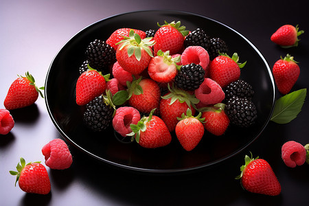 甜蜜多汁的草莓图片