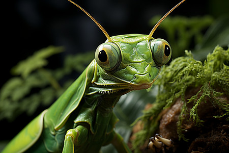 绿色昆虫图片