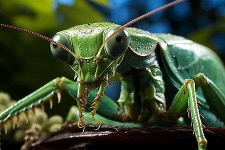 螳螂动物背景图片