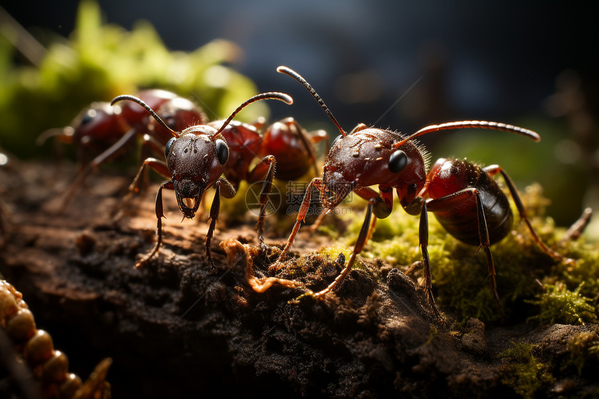 微型世界的蚂蚁图片