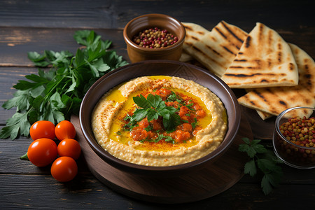 美味的中东美食盛宴高清图片