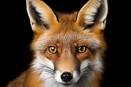 狡猾的狐狸边框荒野中的狐狸背景
