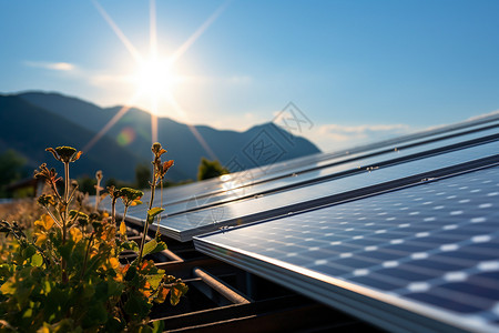 创新科技的太阳能发电板高清图片