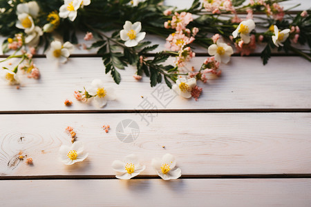 仪式感的美丽花朵背景图片