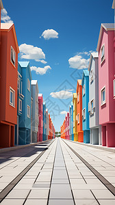 城市的建筑海报背景图片