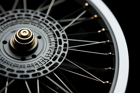 自行车的轮子图片